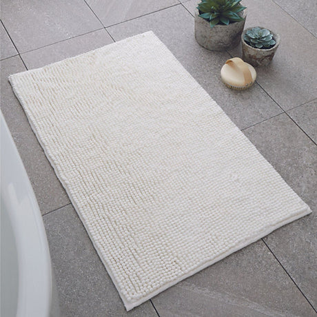 Catherine Lansfield Bathroom Bobble Bath Mat Cream - BATH MATS/SETS - Beattys of Loughrea