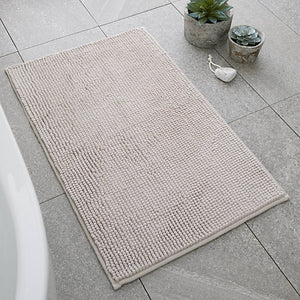 Catherine Lansfield Bathroom Bobble Bath Mat Natural - BATH MATS/SETS - Beattys of Loughrea
