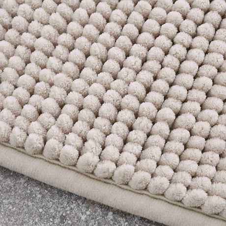Catherine Lansfield Bathroom Bobble Bath Mat Natural - BATH MATS/SETS - Beattys of Loughrea