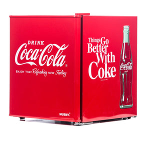 Husky 43 Litre Coca Cola Mini Fridge/Drinks Cooler - FRIDGE PORTABLE/ CAMPING - Beattys of Loughrea