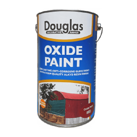 Douglas Oxide Paint Red 5L - METAL PAINTS - Beattys of Loughrea