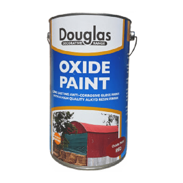 Douglas Oxide Paint Red 5L - METAL PAINTS - Beattys of Loughrea