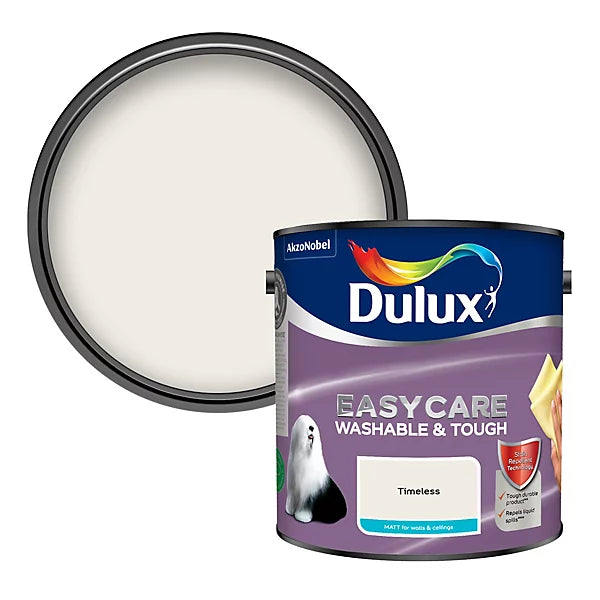 Dulux Easycare Washable & Tough Timeless Matt Emulsion Paint 2.5L