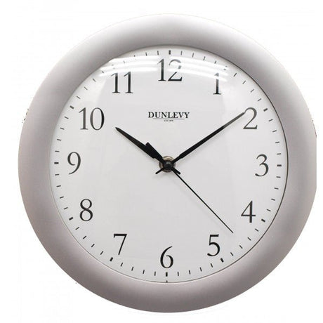 10" Plastic Wall Clock Silver - CLOCKS - Beattys of Loughrea