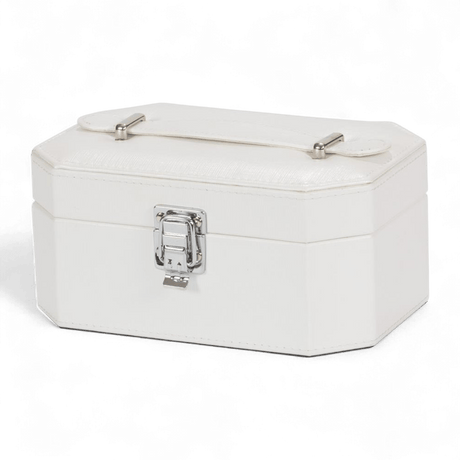 Julia Metallic Sheen Jewellery Box – Light Ivory - JEWELLERY HOLDER - Beattys of Loughrea