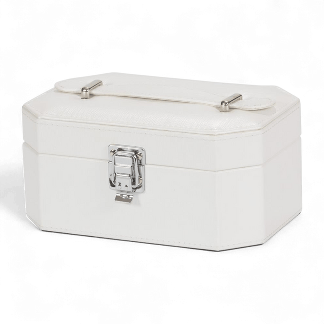 Julia Metallic Sheen Jewellery Box – Light Ivory - JEWELLERY HOLDER - Beattys of Loughrea