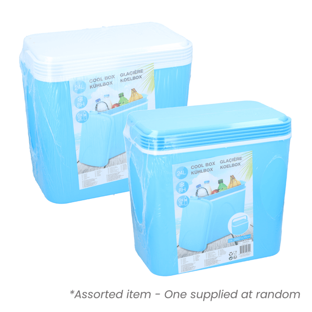 24L Cool Box Assorted - One Supplied* - COOLERS - Beattys of Loughrea