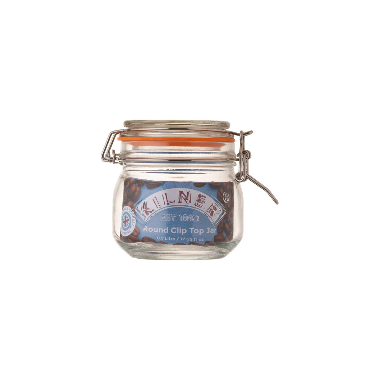 Kilner Clip Top Round Jar 0.5 Litre - RAYWARE - Beattys of Loughrea