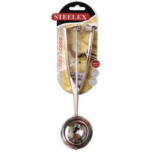 Steelex Potato Scoop 60mm - KITCHEN HAND TOOLS - Beattys of Loughrea