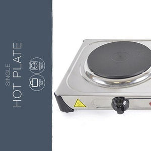 Kitchen Perfected Double Electric Hotplate 2000W - Stainless Steel - ELEC SKILLET/WOK/COOKPAN - Beattys of Loughrea