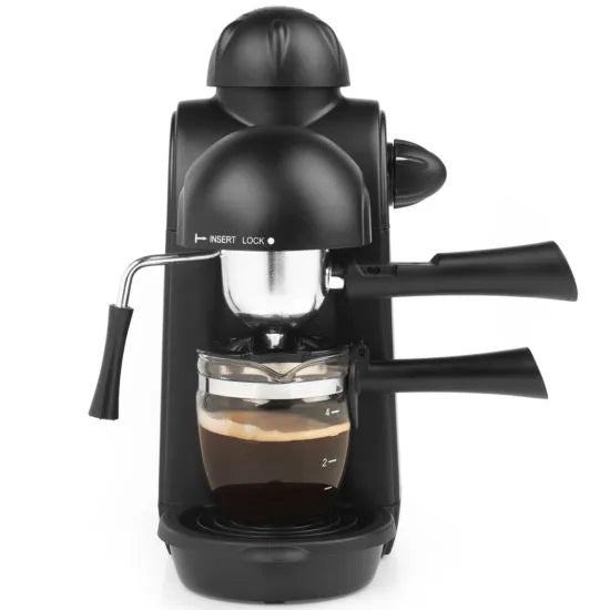 Salter EK3131 Espressimo Barista Style Coffee Machine Black - COFFEE MAKERS / ACCESSORIES - Beattys of Loughrea