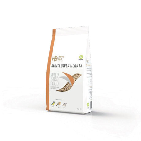 Henry Bell Sunflower Hearts Bird Feed 1kg - BIRD FOOD - Beattys of Loughrea