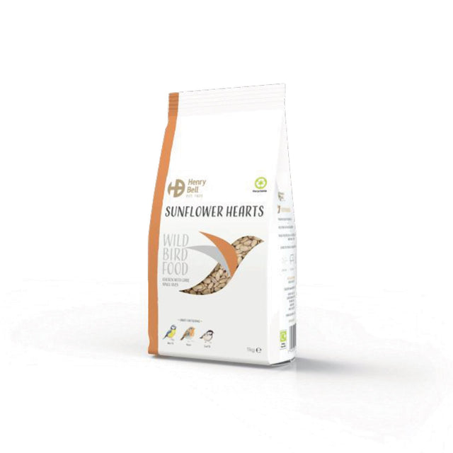 Henry Bell Sunflower Hearts Bird Feed 1kg - BIRD FOOD - Beattys of Loughrea