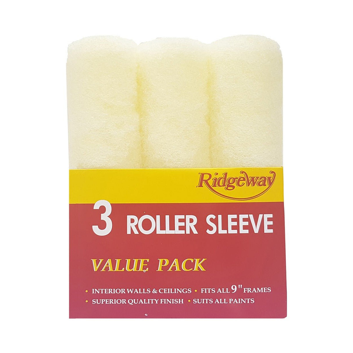 Fleetwood 9" Ridgeway 3 Pack Roller Sleeve - ROLLERS/SLEEVES - Beattys of Loughrea