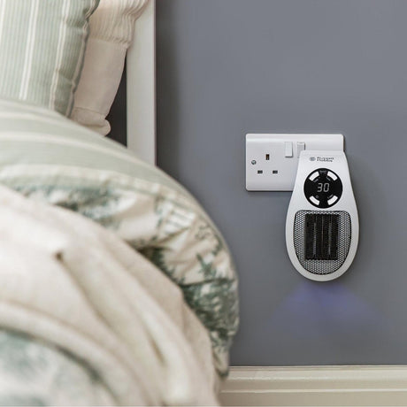 Russell Hobbs 500W Ceramic Plug Heater | RHPH2001 - FAN HEATERS - Beattys of Loughrea