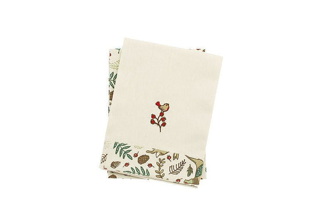 Woodland magic robin tea towel (set of 2) - APRON/GLOVE/TEXTILE - Beattys of Loughrea