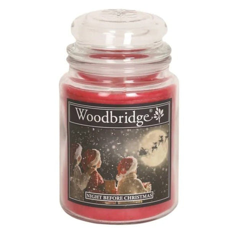 Woodbridge Night Before Christmas Large Scented Candle Jar - CANDLES - Beattys of Loughrea
