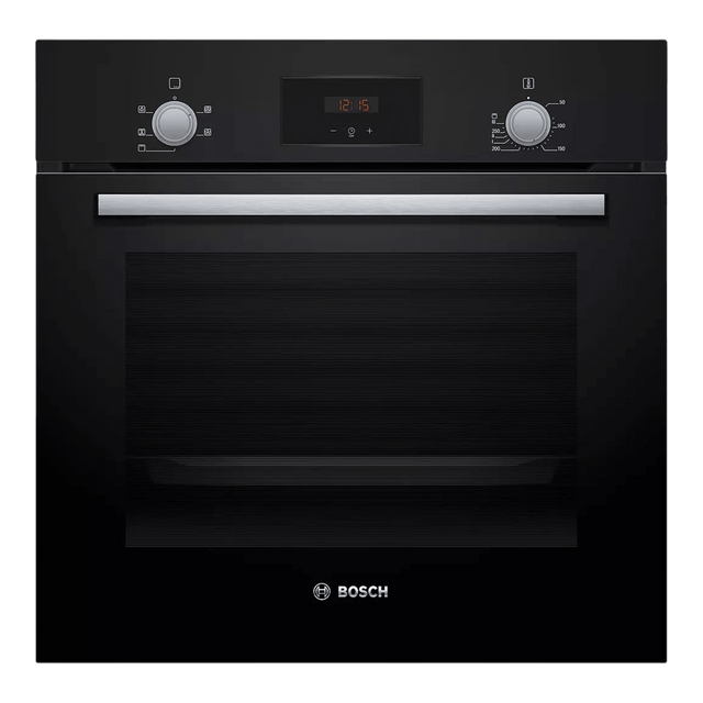 Bosch Serie 2 Integrated Multifunction Oven – Black | HHF113BA0B - ELECT OVEN SINGLE & DBLE BUILT IN - Beattys of Loughrea