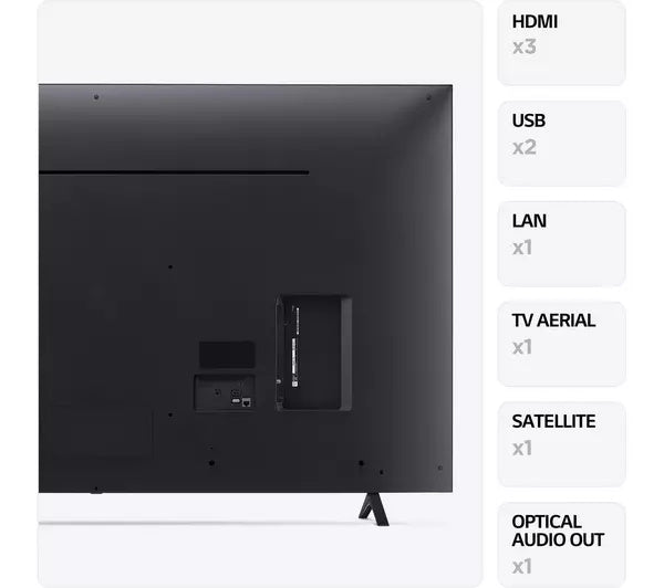 LG 50" 4K UHD Smart Television - (50UR78006LK) - TV 29" (73CM +) - Beattys of Loughrea