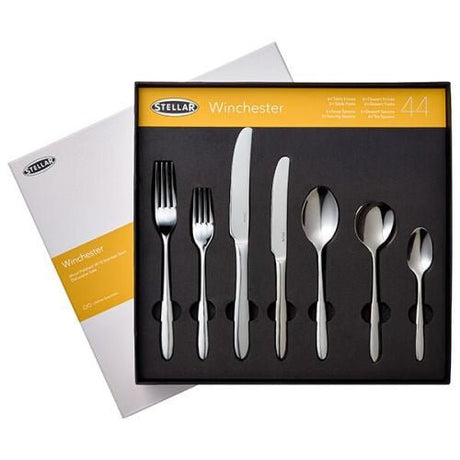 Stellar Winchester 44 Piece Cutlery Gift Box Set - CUTLERY/KNIFE SET/BLOCK - Beattys of Loughrea