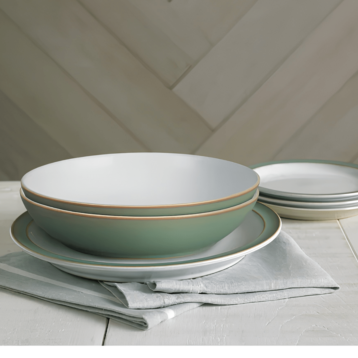 Denby Regency Green Pasta Bowl - TABLEWARE SETS - GENERAL - Beattys of Loughrea