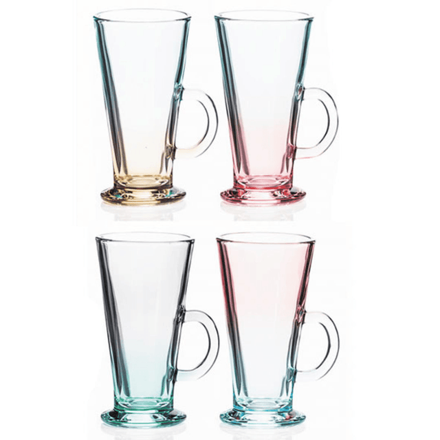 Newgrange Living Two Tone Lustre Latte Set of 4 - DRINKING GLASSES - Beattys of Loughrea