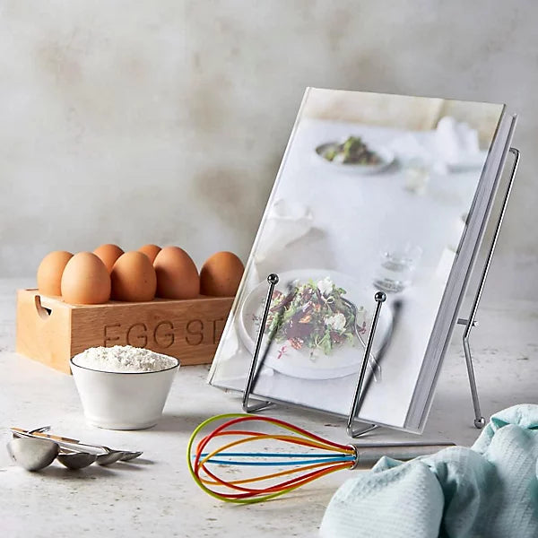 Apollo Chrome Wire Cookbook Stand