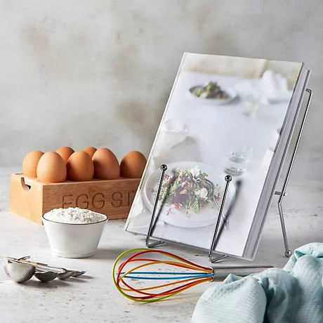 Apollo Chrome Wire Cookbook Stand - KITCHEN HAND TOOLS - Beattys of Loughrea