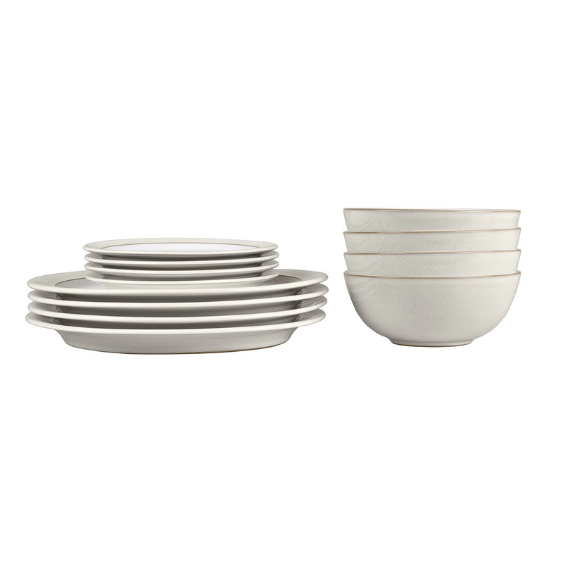 Denby Natural Canvas 12 Piece Tableware Set - TABLEWARE SETS - GENERAL - Beattys of Loughrea