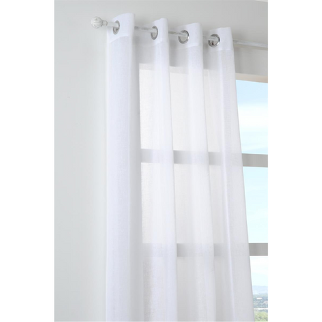 Sheer Curtain Paloma White 140 x 260cm - CURTAINS - READY MADE - Beattys of Loughrea