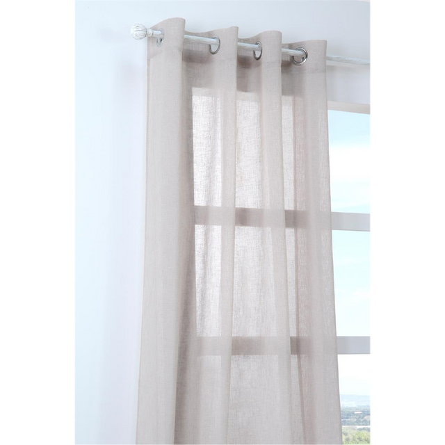 Sheer Curtain Paloma Natural 140 x 260cm - CURTAINS - READY MADE - Beattys of Loughrea