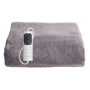 Dreamland Snuggle Up Heated Fleece Throw 160 x 120cm, Grey - ELEC BLANKET UNDER - Beattys of Loughrea