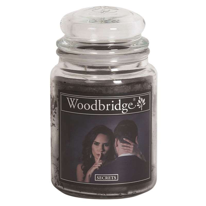 Secrets Woodbridge Large Scented Candle Jar - CANDLES - Beattys of Loughrea