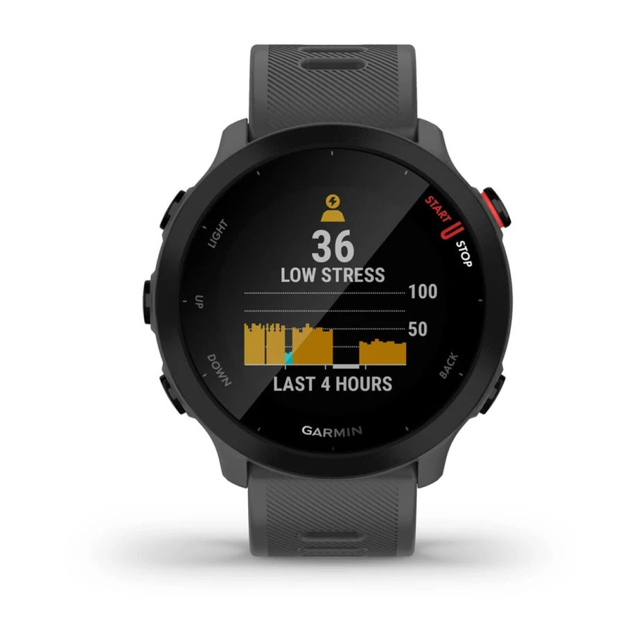 Garmin Forerunner 55 GPS Running Watch – Monterra Grey 010 - 025620 - 13 - SMARTWATCH, FITBIT - Beattys of Loughrea