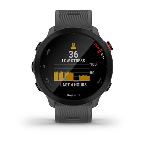 Garmin Forerunner 55 GPS Running Watch – Monterra Grey 010 - 025620 - 13 - SMARTWATCH, FITBIT - Beattys of Loughrea