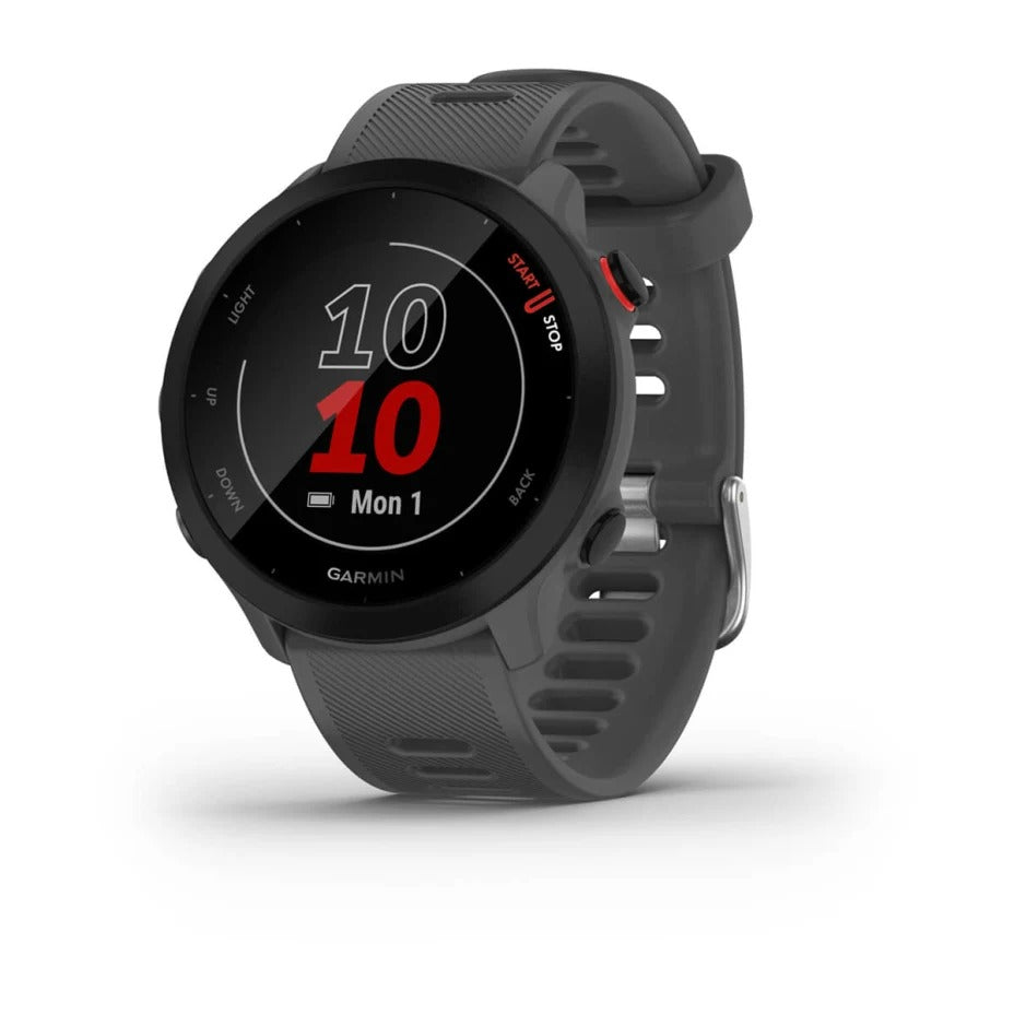 Garmin Forerunner 55 GPS Running Watch – Monterra Grey 010 - 025620 - 13 - SMARTWATCH, FITBIT - Beattys of Loughrea