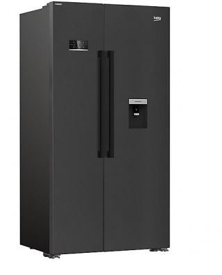 Beko American style Black Freestanding Fridge freezer I ASD2341VB - FRIDGE OR FR/FREEZER LGE 300L+, USA - Beattys of Loughrea