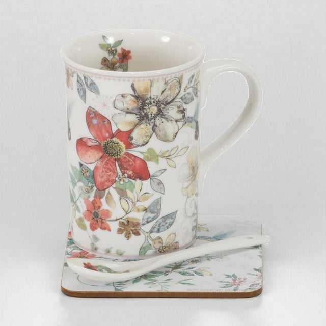 Flora & Hummingbird Mug Gift Set - MUG SETS - Beattys of Loughrea