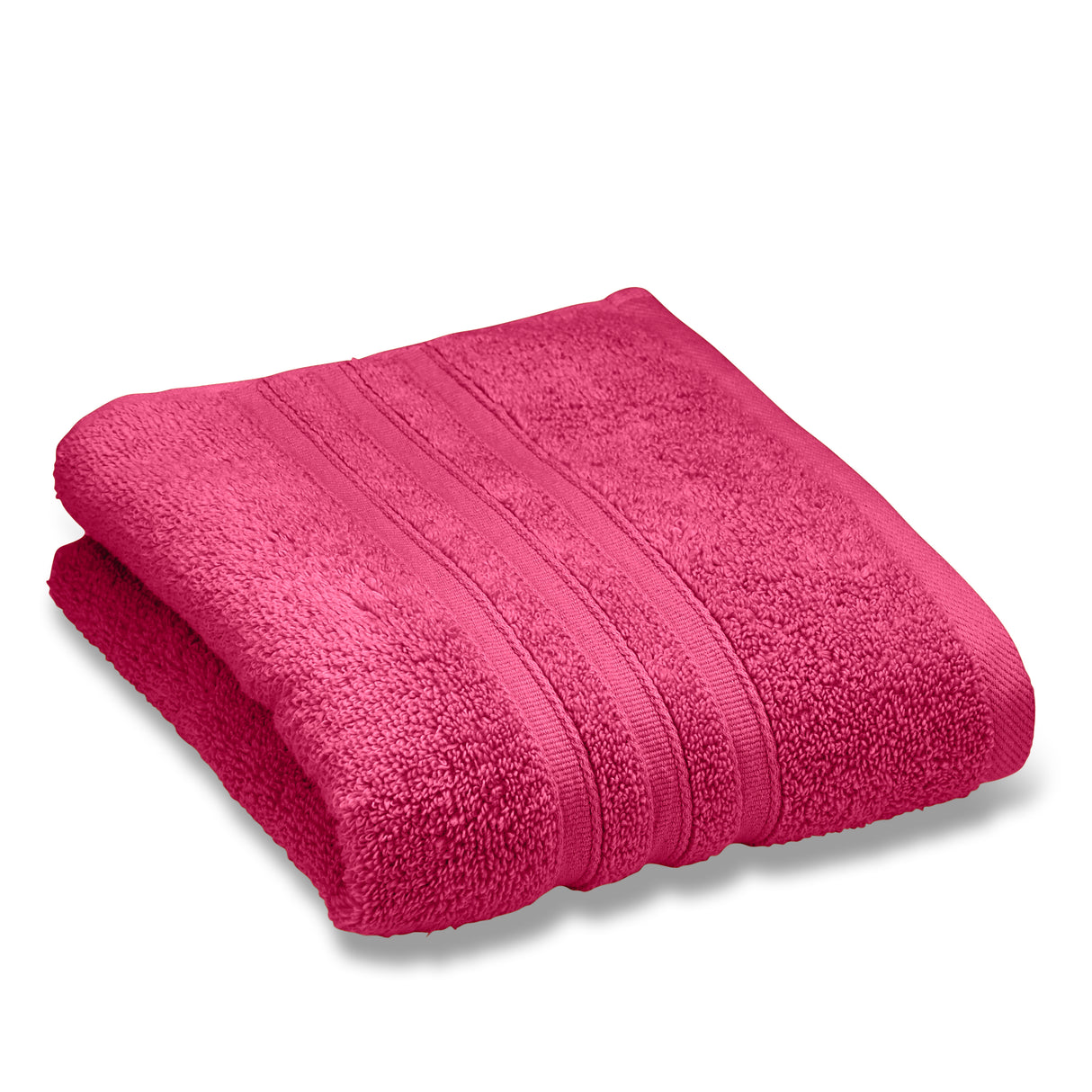 Catherine Lansfield Zero Twist Pink Bath Towel