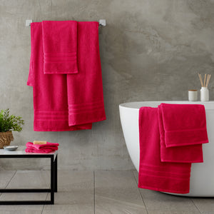 Catherine Lansfield Zero Twist Pink Bath Towel