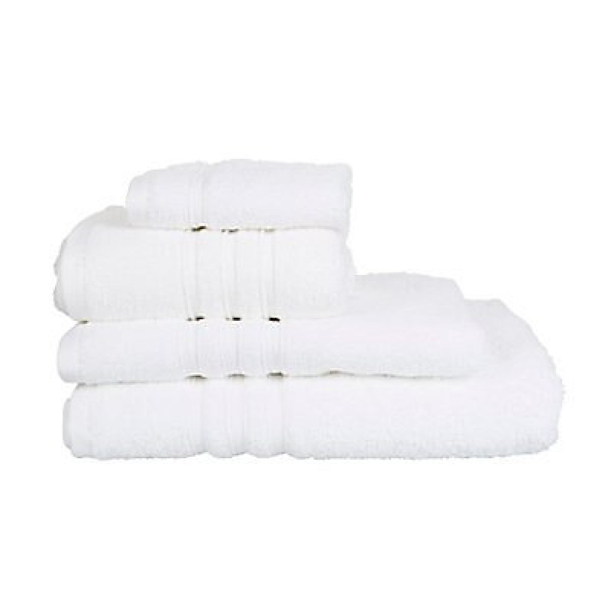 Catherine Lansfield Zero twist White Face cloth, Pack of 2