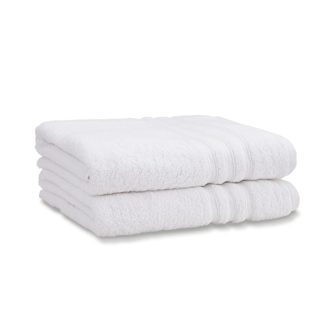Catherine Lansfield Zero Twist White Bath Towel