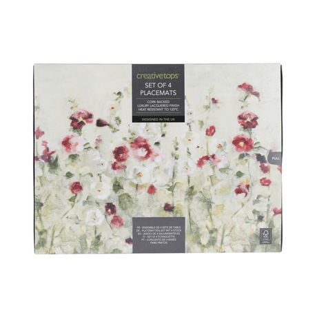 Creative Tops Wild Field Poppies Pack Of 4 Premium Placemats - TABLEMATS/COASTERS - Beattys of Loughrea
