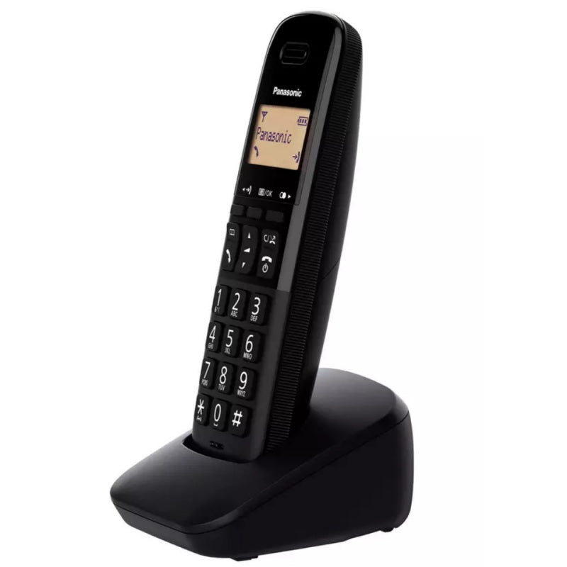 Panasonic KX-TGB610EB Single Cordless Phone with Nuisance Call Blocker – Black - CORDLESS PHONES - Beattys of Loughrea