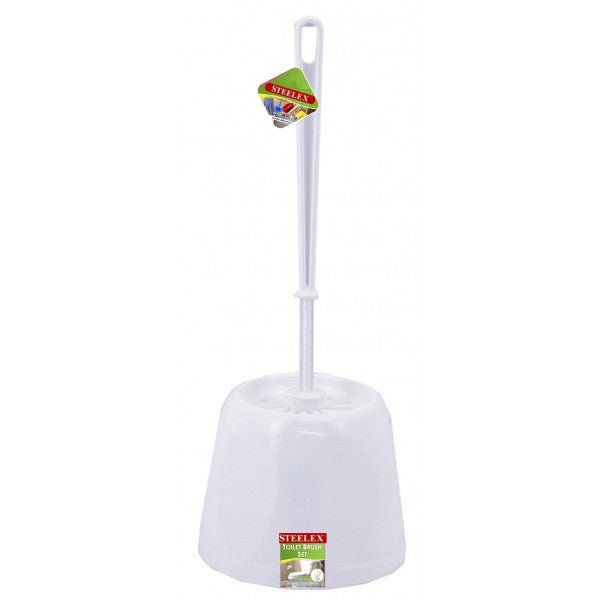 Steelex Budget Toilet Brush Set - BATHROOM T/BRUSH, CADDY, TOWEL RAIL & HOLDERS ACCESSORI - Beattys of Loughrea