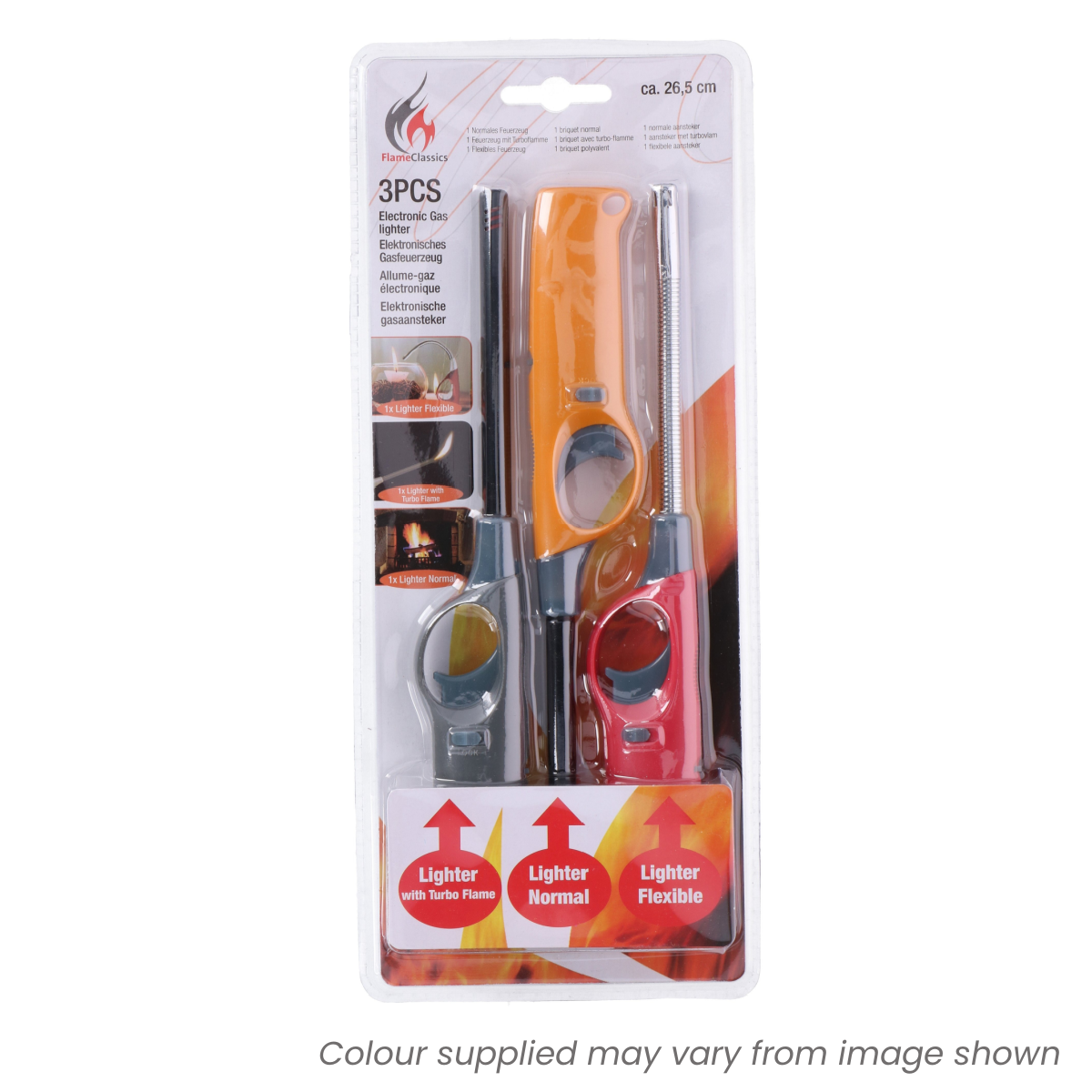 FLAME CLASSICS Lighter Set 3 pcs
