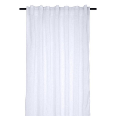 Sheer Curtain Madrid White 140 x 260cm - CURTAINS - READY MADE - Beattys of Loughrea