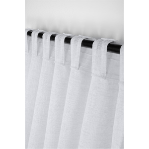 Sheer Curtain Madrid White 140 x 260cm - CURTAINS - READY MADE - Beattys of Loughrea
