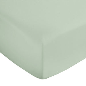 Bianca 400 Thread Count Cotton Sateen Double Fitted Sheet Green - SHEETS/VALANCE/MATTRESS COVER - Beattys of Loughrea
