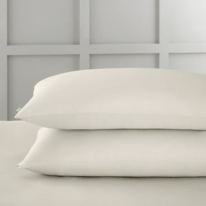 Bianca 400 Thread Count Cotton Sateen Standard Pillowcase Pair Oyster